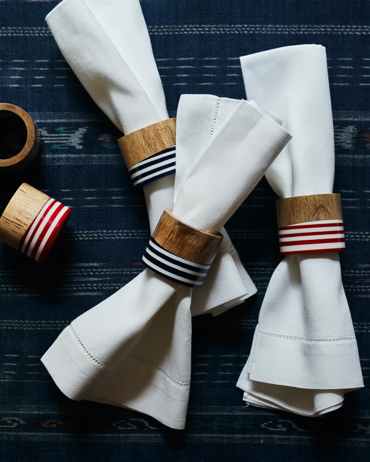 halfhero7 - wood resin napkin rings